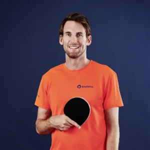 Tischtennisschläger Steffen Mengel AR mit besondere Blattform