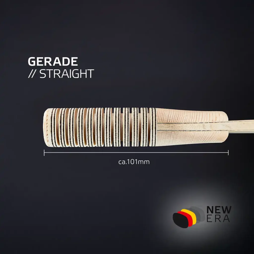 Table Tennis racket with NEW ERA handle straight