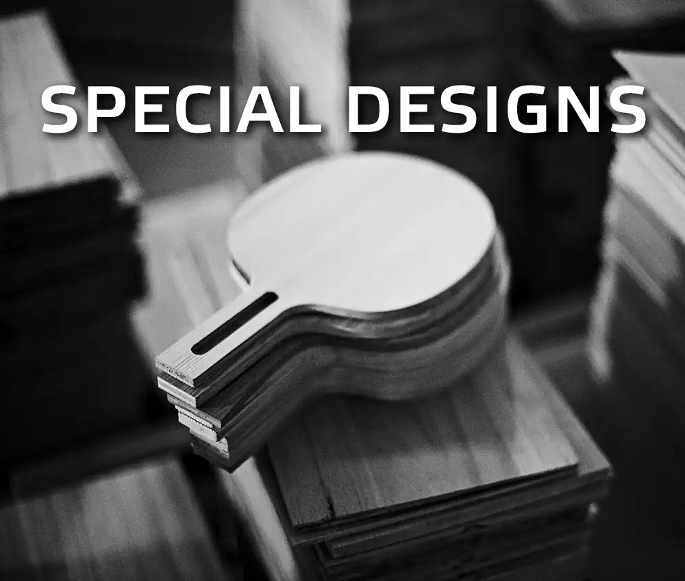 Special Designs of custom table tennis bats